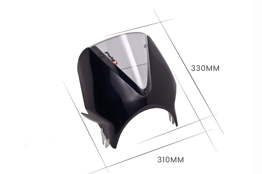 KAWASAKI W 230 [2025] – Vision Windshield Visor – Transparent