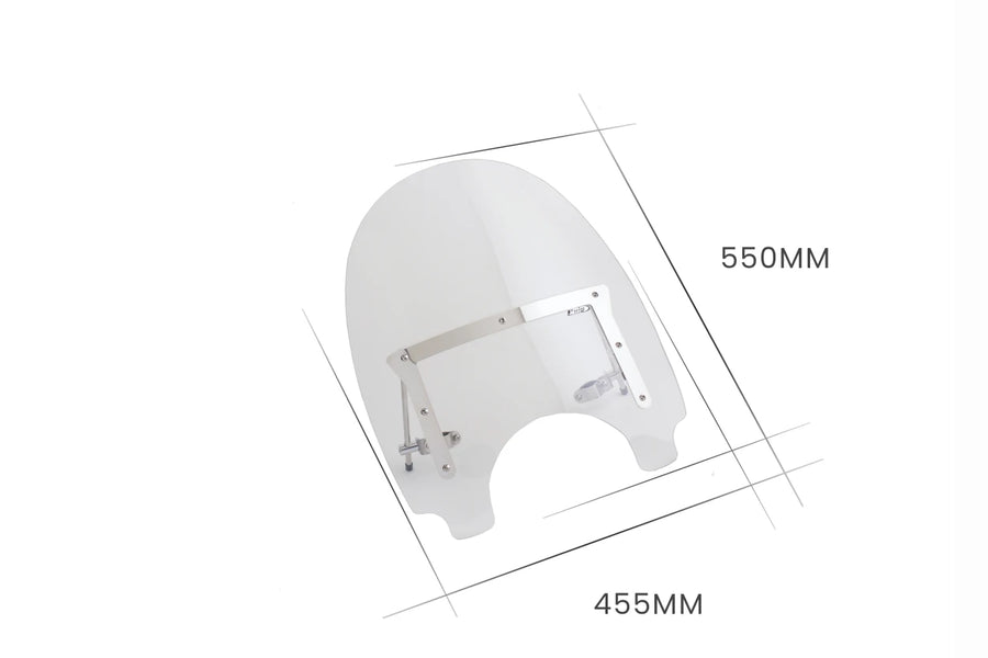 KAWASAKI W 800 [2025] – Highway Fairing Windshield – Transparent