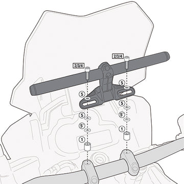 Honda CB 1100 [GIVI] - Montagekit für Smart Bar oder Smart Mount