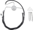 Harley Davidson Flhr [DRAG SPECIALTIES] - Kit de conduite de frein en vinyle noir étendu-1