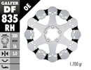 Harley-Davidson VRSCX 1250 V-Rod Screamin Eagle [2007] - Fixed brake disc Skull - Image 4
