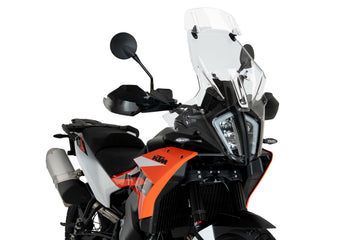 KTM 890 ADVENTURE R [2025] – touring screen with spoiler screen – transparent - 0