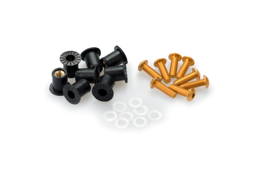 KTM RC 390 [2025] – Kit de boulons à disque anodisé – Noir
