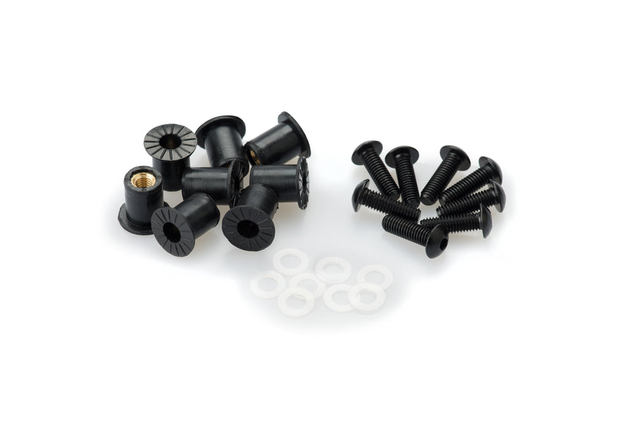 KTM RC 390 [2025] – Kit de boulons à disque anodisé – Noir