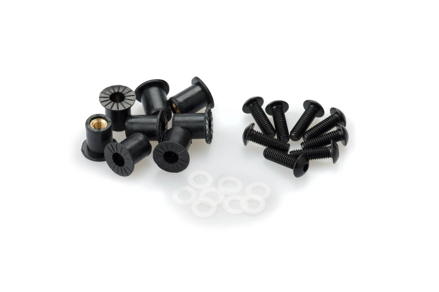 KTM RC 390 [2025] – Kit de boulons à disque anodisé – Noir