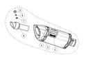 Yamaha Tracer 7 700 [AKRAPOVIC] – Ersatz-Schalldämpfer