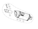 Yamaha Tracer 7 700 [AKRAPOVIC] – Ersatz-Schalldämpfer