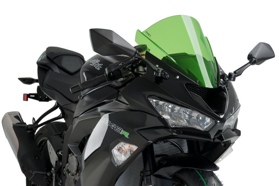 KAWASAKI ZX-6R NINJA [2018] – Bulle Z-Racing – Noir