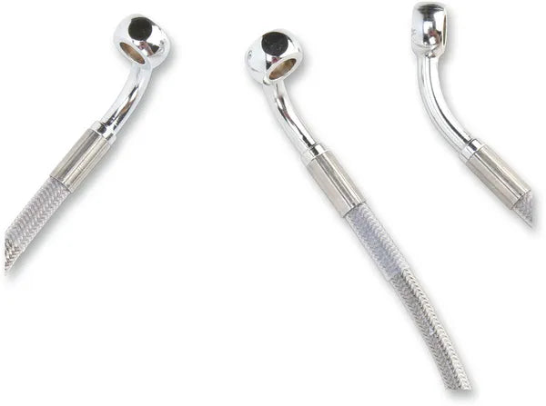 Harley Davidson Flhtcui [DRAG SPECIALTIES] – Edelstahl-Bremsleitungs-Kit, verlängert