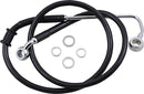 harley davidson fxsb [DRAG SPECIALTIES] - Conduite de frein rallongée en acier inoxydable-1