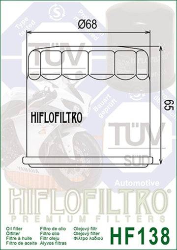 Aprilia RSV4 1100 Factory RSV41100 [HIFLOFILTRO] - Racing Ölfilter - 0