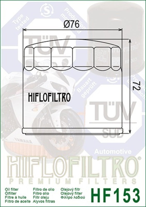Ducati Monster 937 M937 [HiFlofiltro] - Racing oil filter