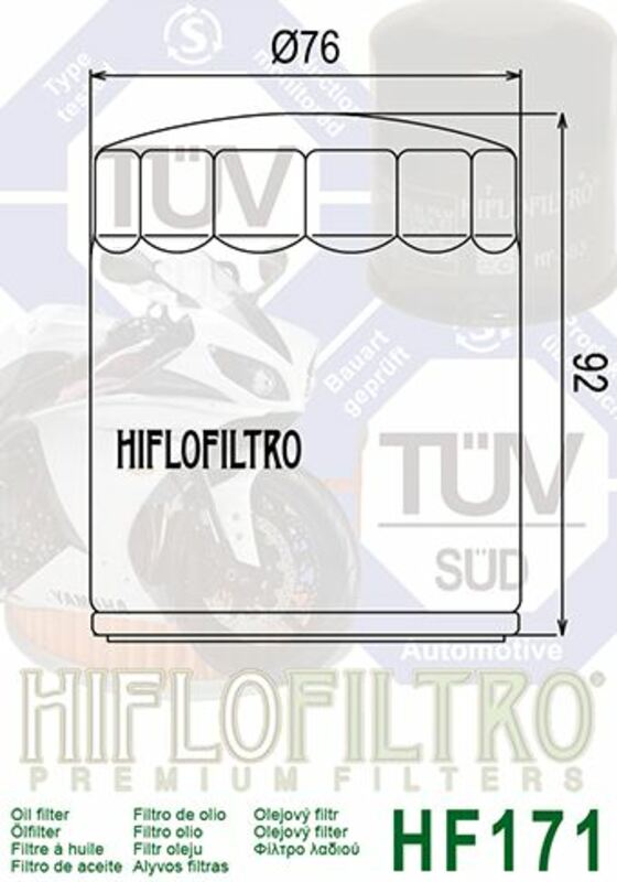 Harley-Davidson Road Glide ST FLTRXST [HIFLOFILTRO] - Ölfilter