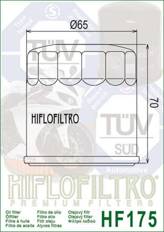 Le chef du chef indien CHDH [Hiflofiltro] - Filtre à huile