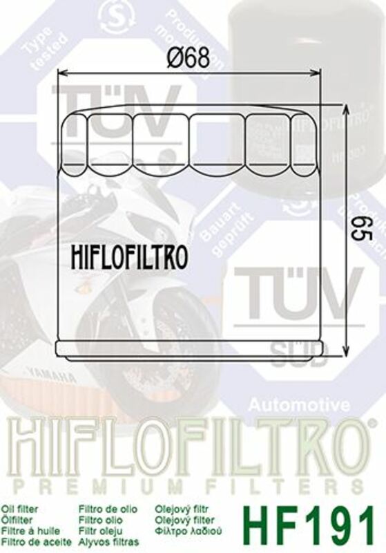 Triumph Speed Triple T509 [HIFLOFILTRO] - Ölfilter