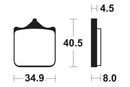 Bmw S 1000 [TECNIUM] - Racing sintered metal carbon brake pads - MCR370-2