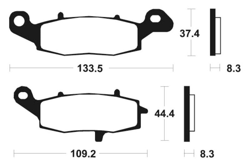 Suzuki Intruder 1500 VL [Tecnium] - brake pads