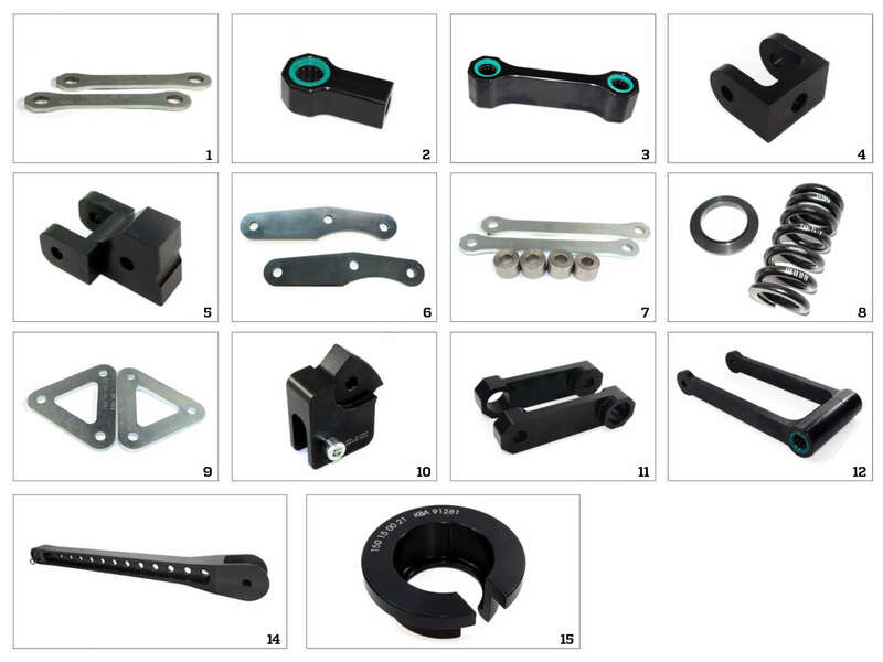 Suzuki GT 550 [TECNIUM] - Higher laying kit