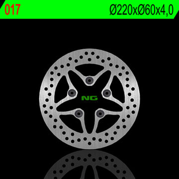Aprilia St 125 [NG BRAKE DISC] - round rigid brake disc