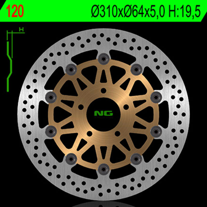 Suzuki Gsx 1200 [NG BRAKE DISC] - round floating brake disc