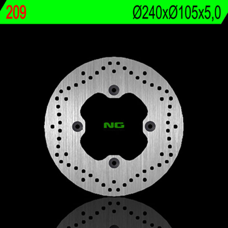 Honda Xrv 650 African Twin [NG BRAKE DISC] - round rigid brake disc