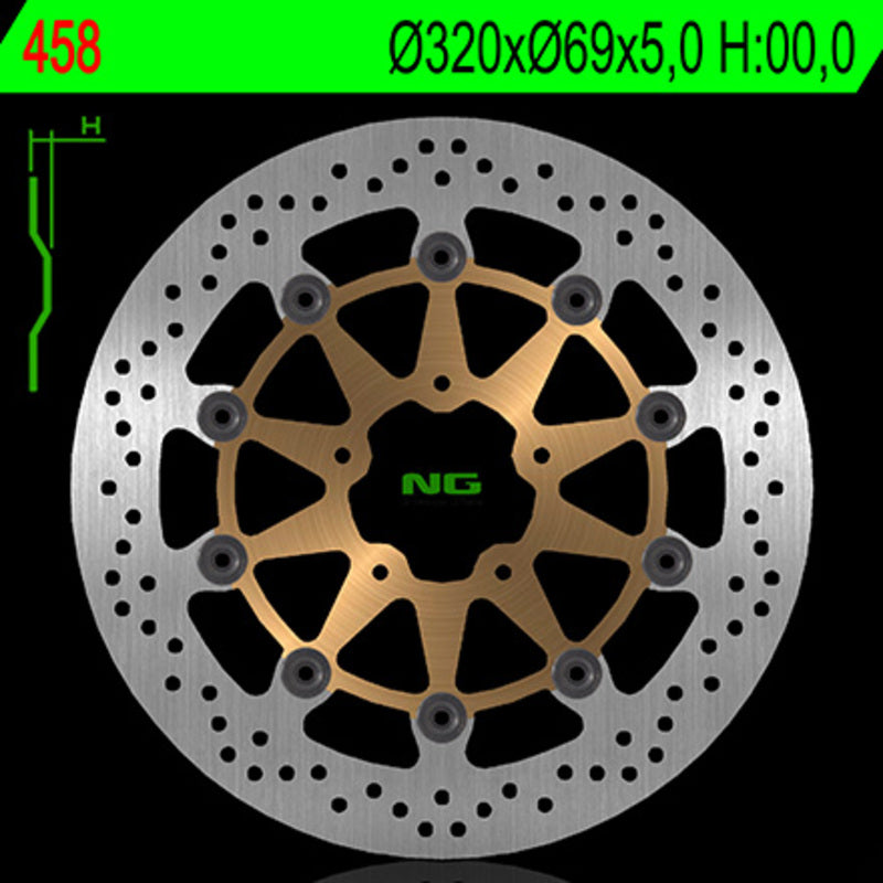 Suzuki Gsx 1000 [NG BRAKE DISC] - round floating brake disc