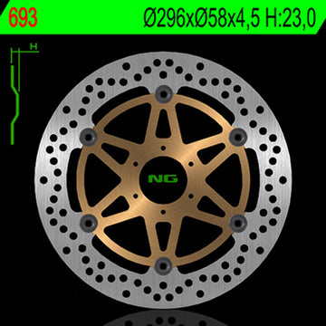 Honda Hornet 600 [NG BRAKE DISC] - Bremsscheibe schwimmend rund