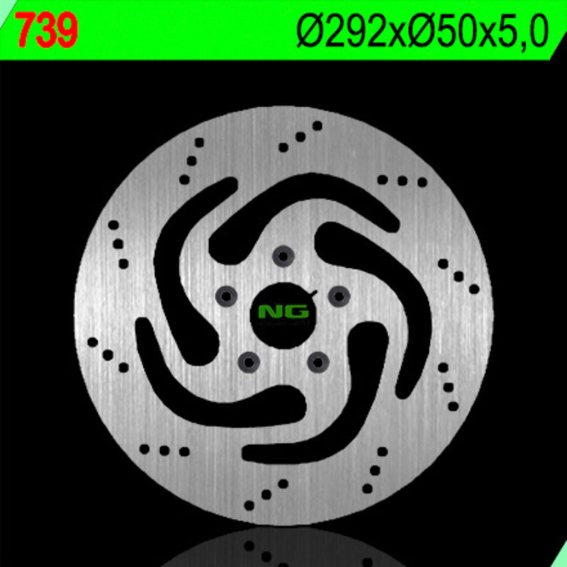 Harley Davidson Flstf [NG BRAKE DISC] - disque de frein rond rigide