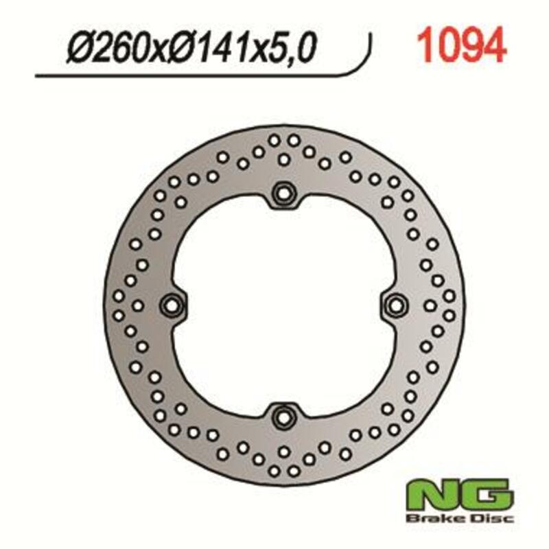Suzuki Dl 800 [NG BRAKE DISC] - Bremsscheibe rund starr