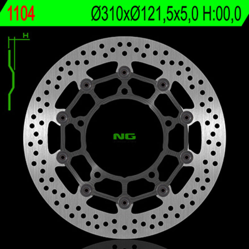 Suzuki Gsx-S 750 [NG BRAKE DISC] - disque de frein rond flottant
