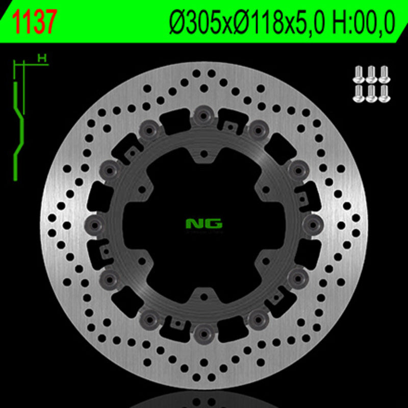 Bmw R 1100 R Typ 259 [NG BRAKE DISC] - Bremsscheibe schwimmend rund