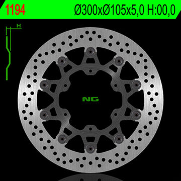 Bmw F 800 Gs Adventure [NG BRAKE DISC] - Bremsscheibe schwimmend rund