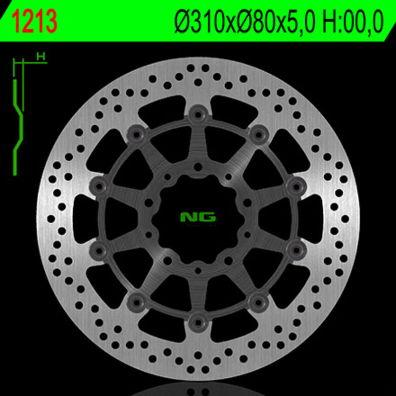 Kawasaki Versys 1100 [NG BRAKE DISC] - round floating brake disc