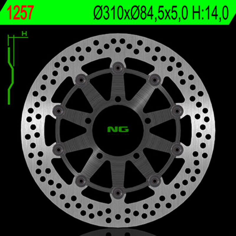 Harley Davidson Flhx [NG BRAKE DISC] - round rigid brake disc