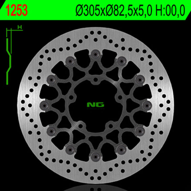 Triumph Tiger Explorer 1200 [NG BRAKE DISC] - round floating brake disc