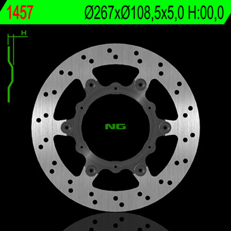 Ktm 1050 Adventure [NG BRAKE DISC] - Bremsscheibe schwimmend rund