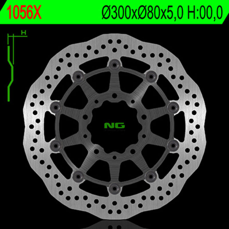 Kawasaki Er 6 F [NG BRAKE DISC] - Bremsscheibe Wave schwimmend