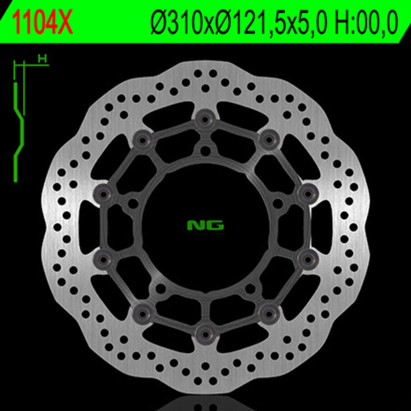 Suzuki Gsr [NG BRAKE DISC] - Bremsscheibe Wave schwimmend