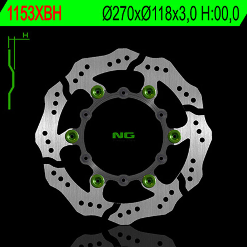 Yamaha Yz 426 [NG BRAKE DISC] - Disque de frein flottant Wave
