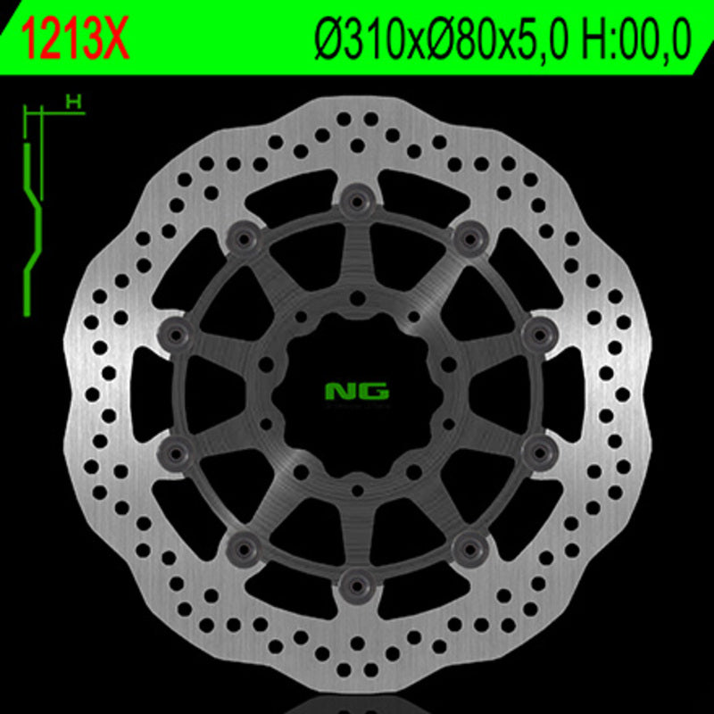 Kawasaki Z 800 [NG BRAKE DISC] - Bremsscheibe Wave schwimmend