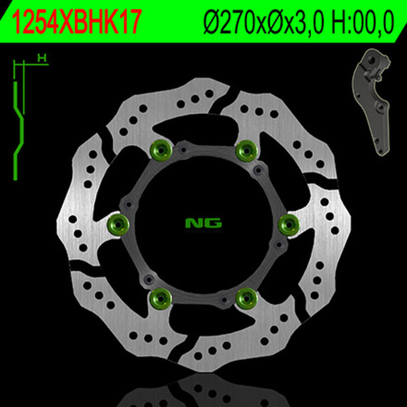 Ktm Sx-F 250 [NG BRAKE DISC] - Bremsscheibe Wave schwimmend