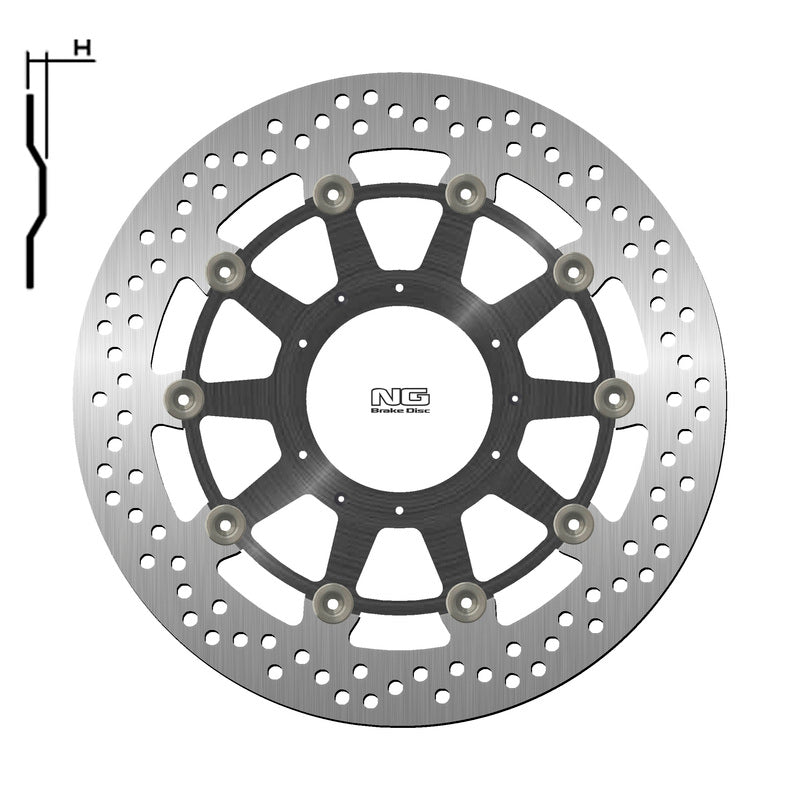Honda Xl 1000 [NG BRAKE DISC] - Bremsscheibe schwimmend rund