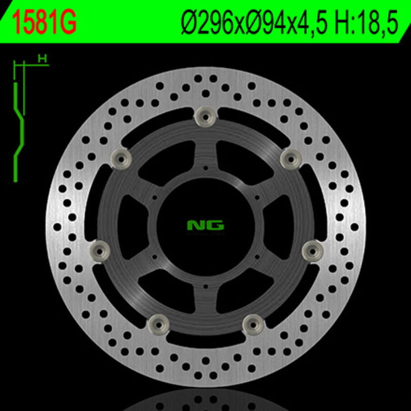 Honda Cbf 1000 [NG BRAKE DISC] - round floating brake disc