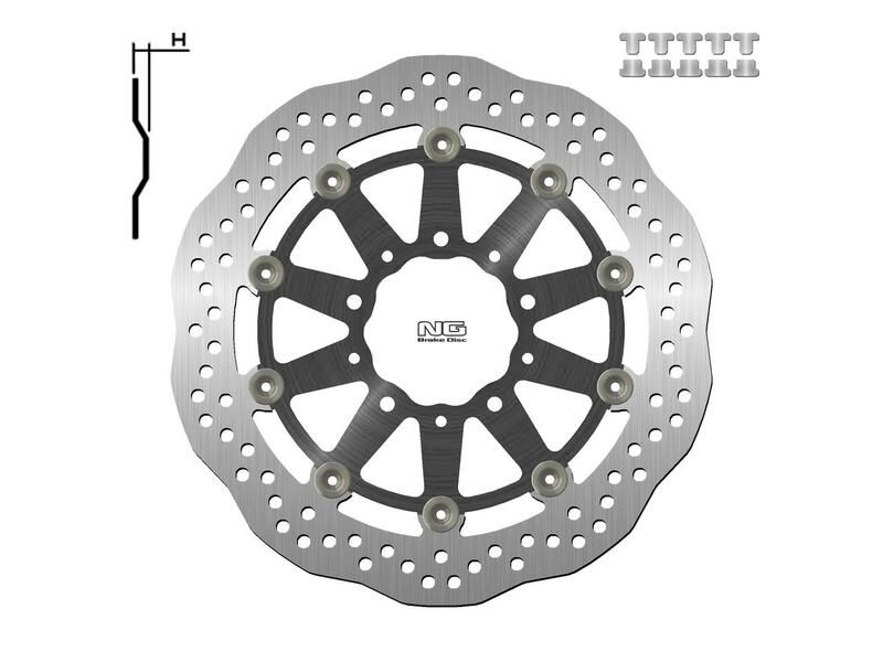 Kawasaki Vulcan S [NG BRAKE DISC] - Bremsscheibe Wave schwimmend