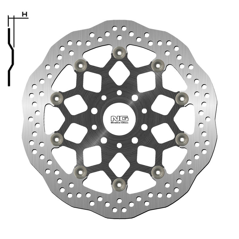 Ktm Duke 790 [NG BRAKE DISC] - Wave floating brake disc