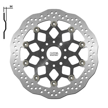 Ktm Duke 790 [NG BRAKE DISC] - Disque de frein flottant Wave