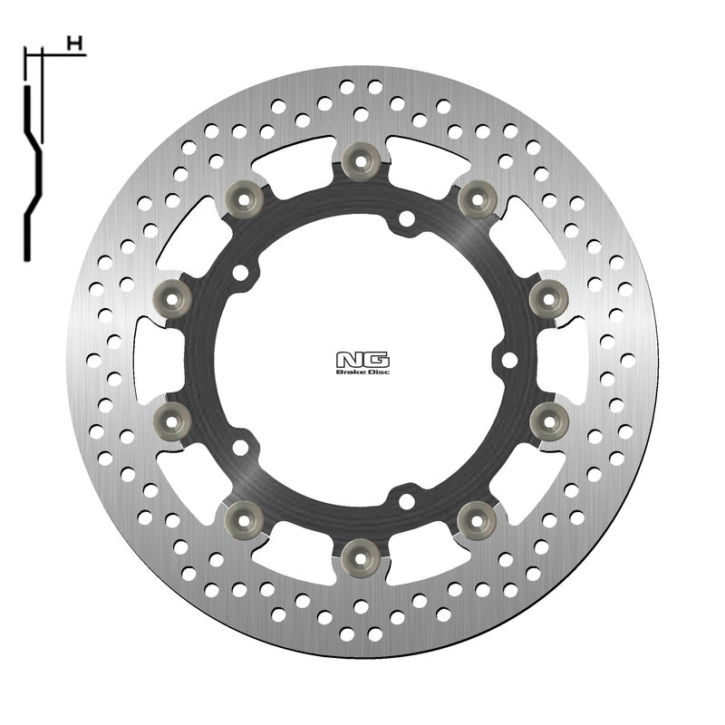 Yamaha Fz 600 S Fazer [NG BRAKE DISC] - disque de frein rond flottant