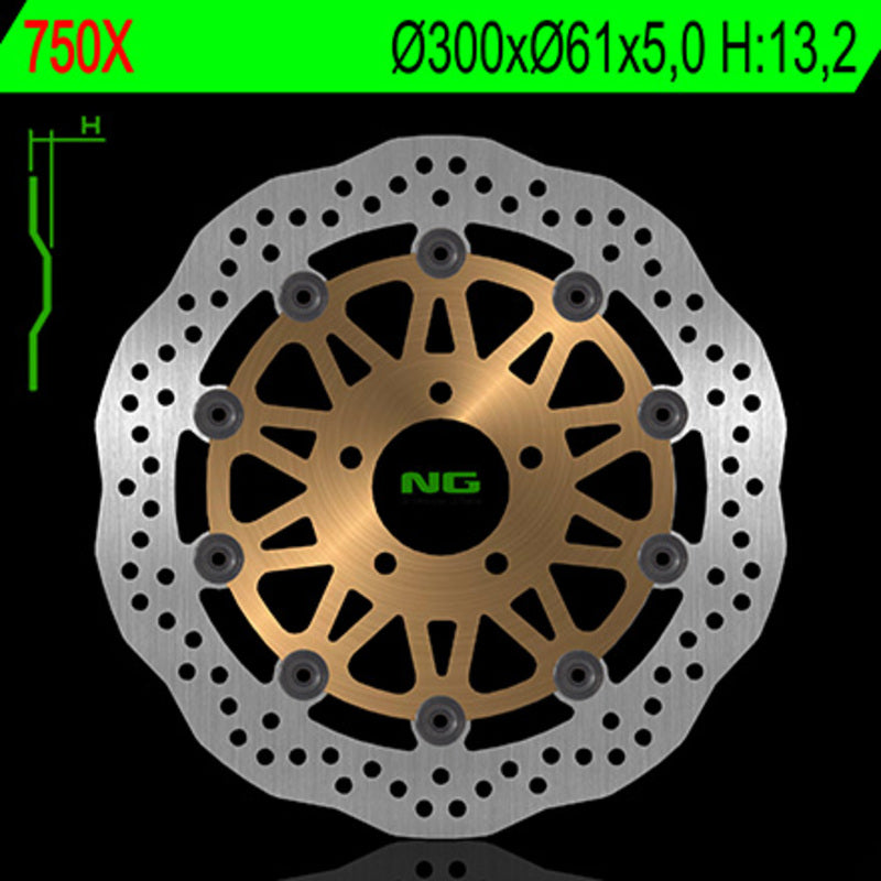 Kawasaki Z 750 [NG BRAKE DISC] - Bremsscheibe Wave schwimmend