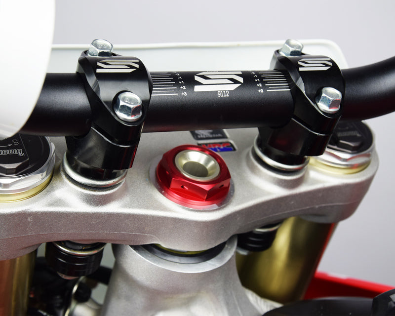 Yamaha Yz 450 [SCAR] - Lenker-Klemmböcke Ø 28,6 mm +30 bis 45 mm OE-Gabelbrücke