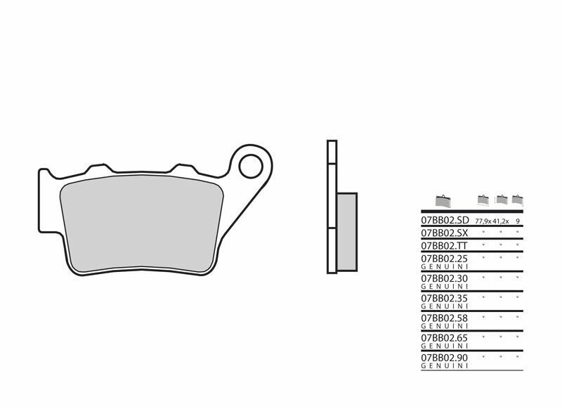Husqvarna TE 610 [BREMBO] - Bremsbeläge